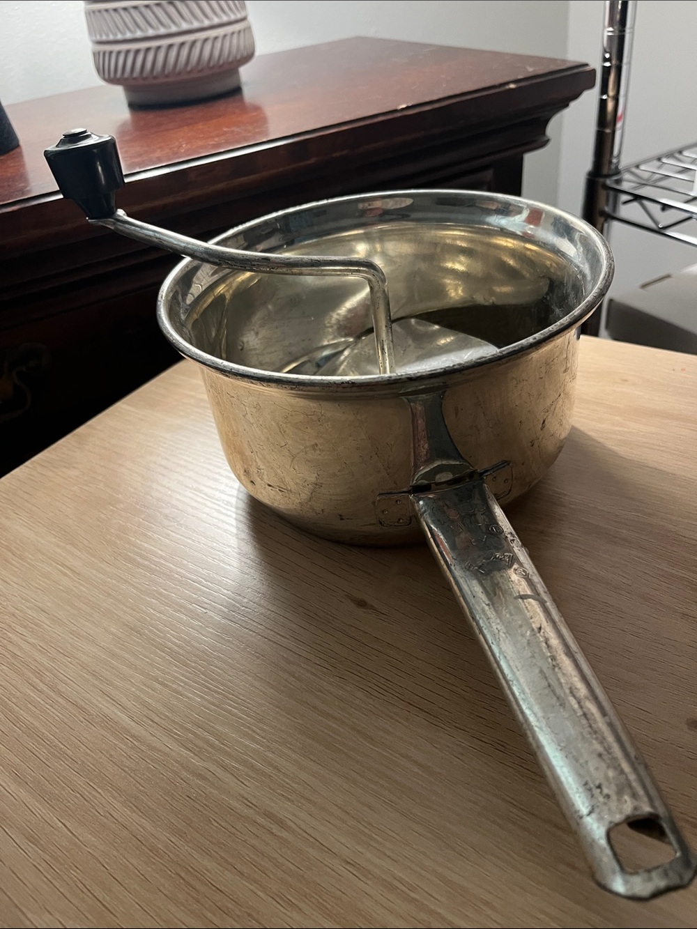Vintage Foley Food Mill Stainless Steel Hand Crank Food Strainer Kitchen Tool